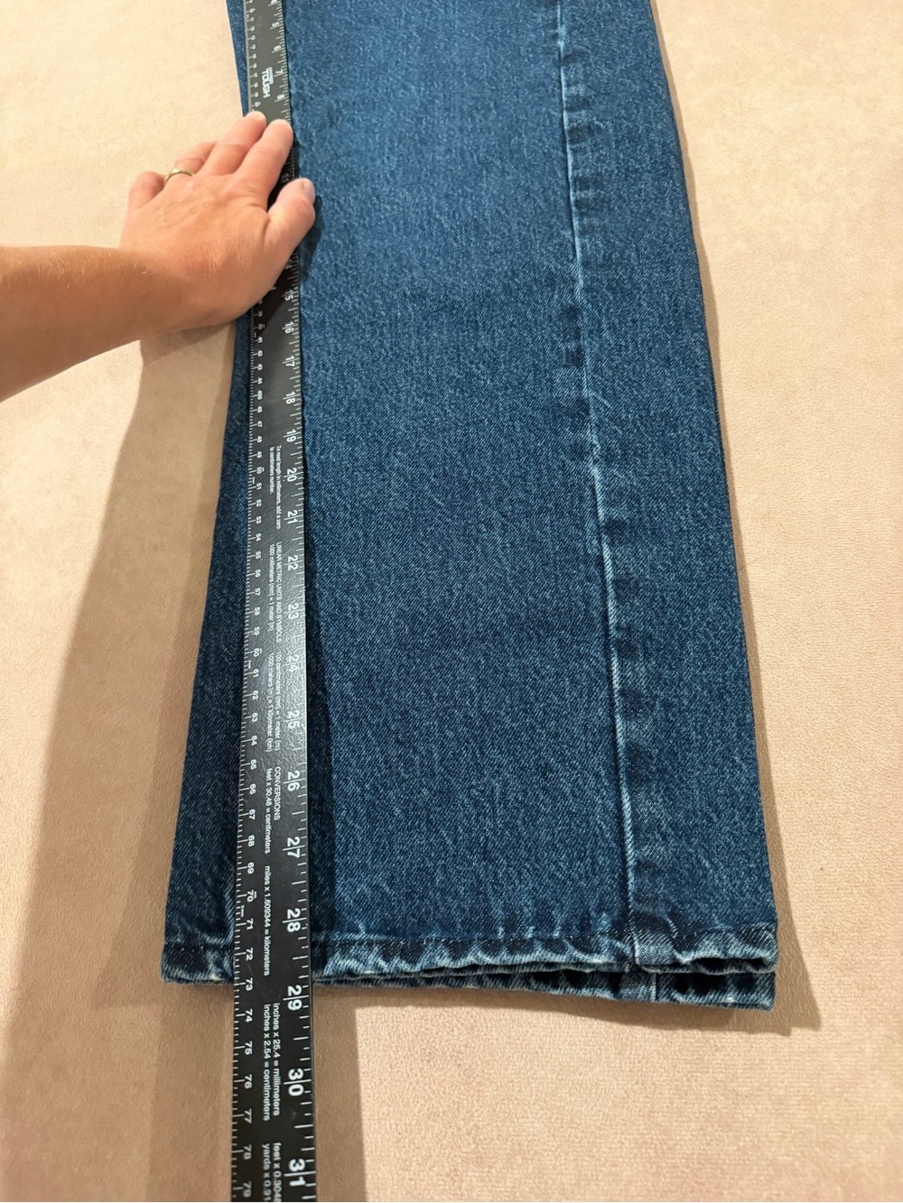 Madewell Tall Pieced Barrel-Leg Jeans • size 27 Tall • NWT • NY517 - Picture 6 of 11